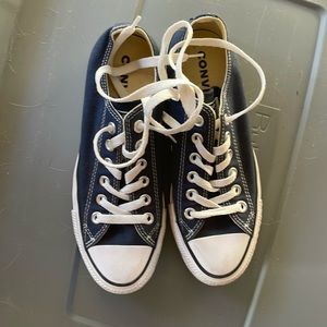 Dark Blue Low-top Converse